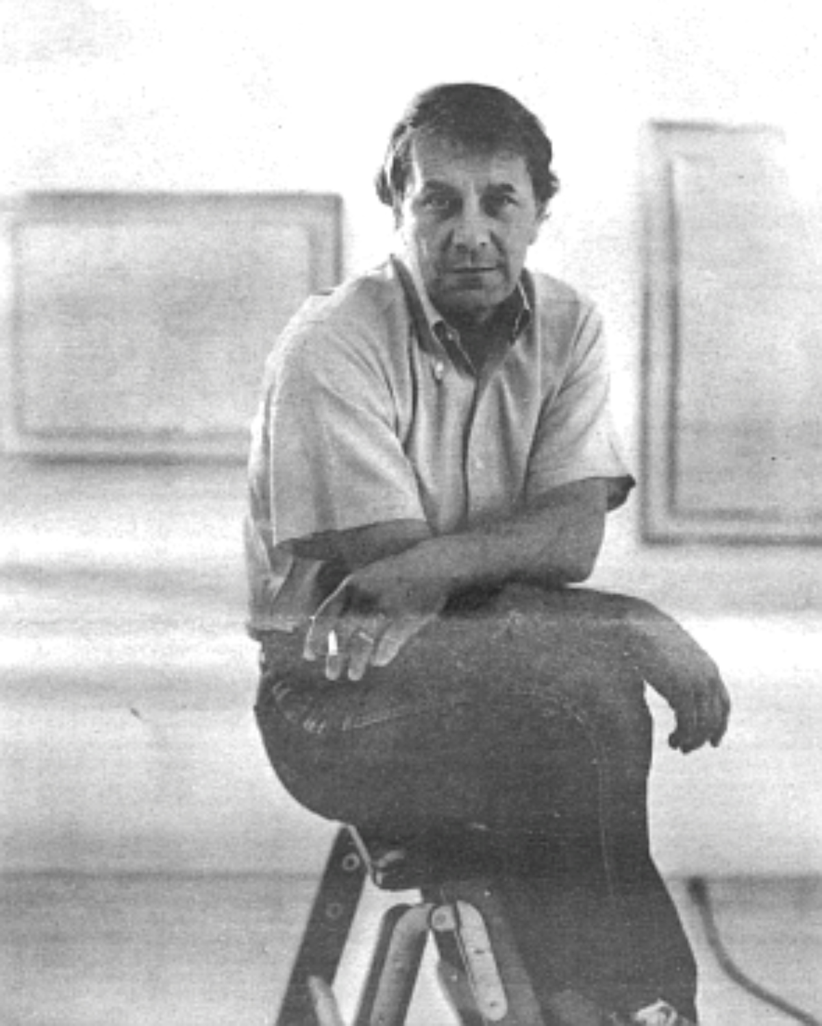 Lefty Adler poses for camera in 1973