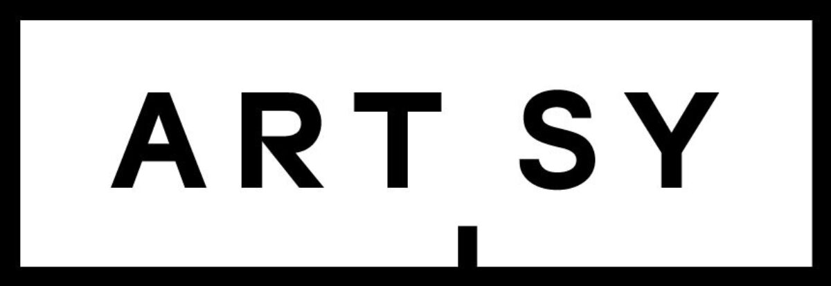 Black logo of Artsy