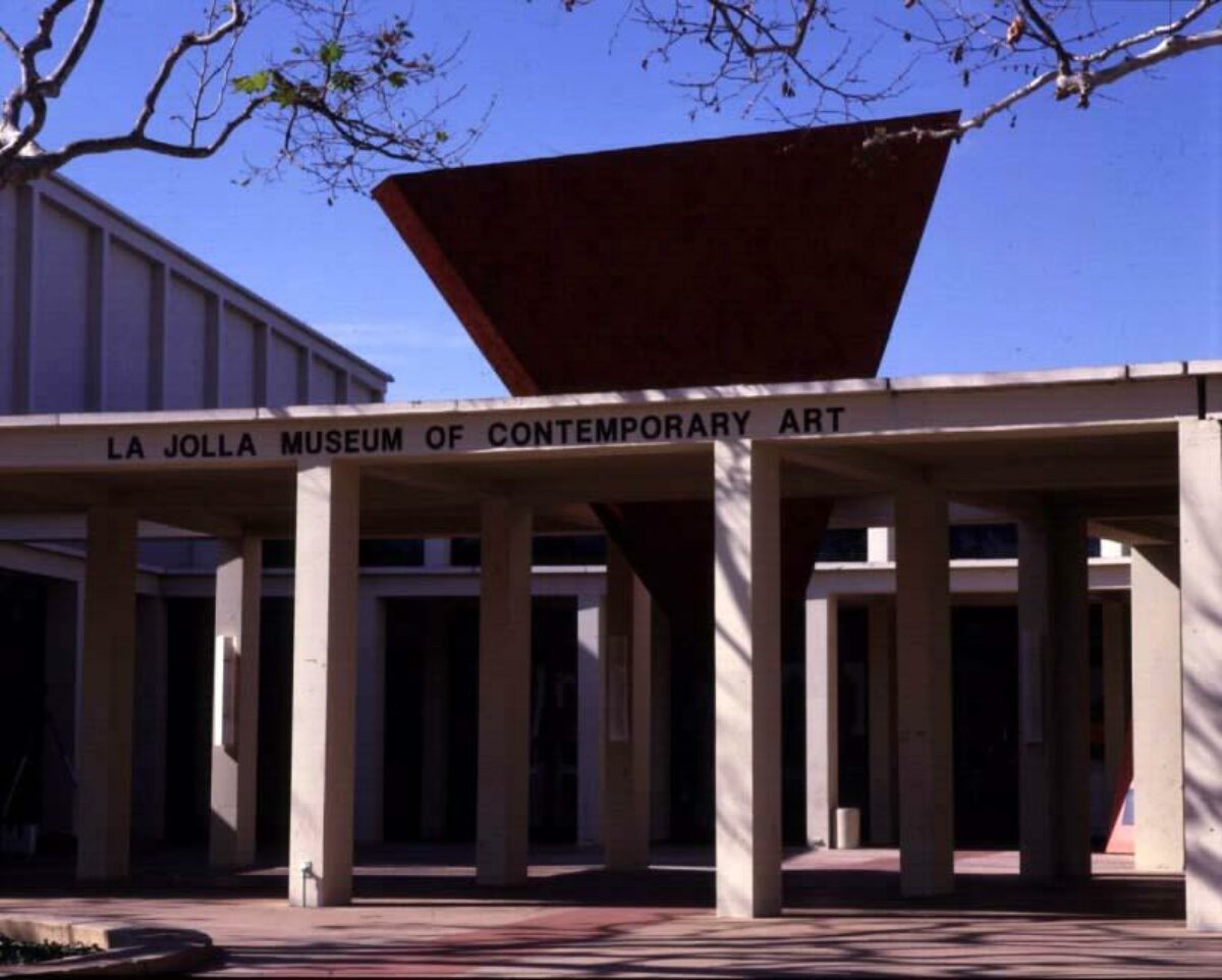 La Jolla Museum of Art entrance in 1961