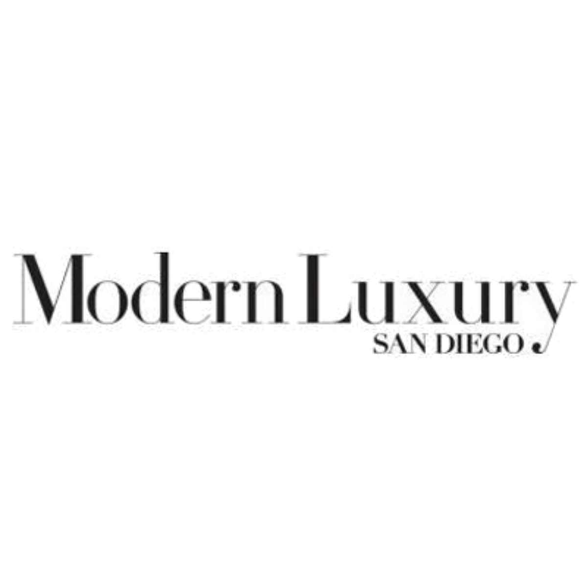 Image of logo that reads Modern Luxury San Diego