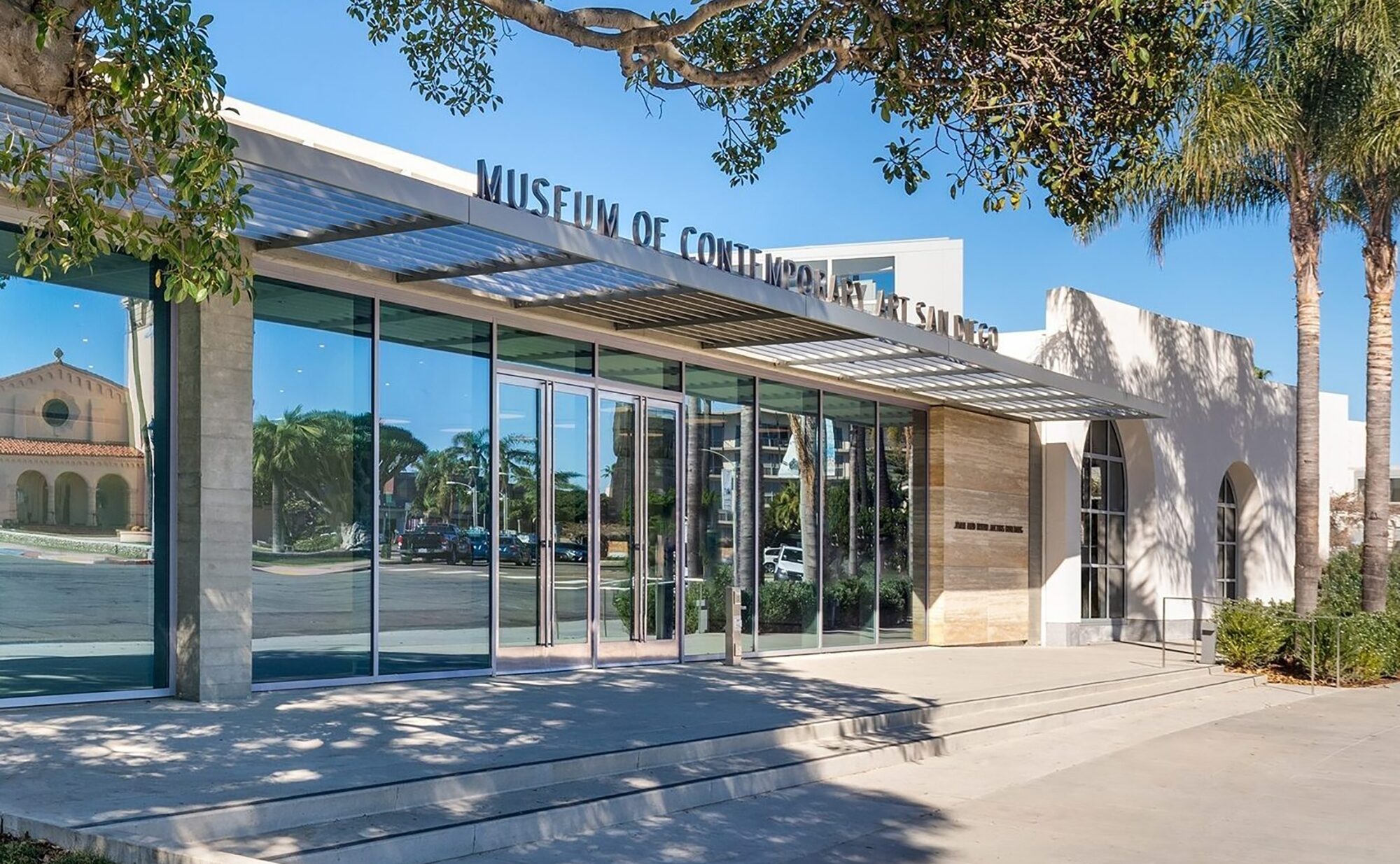 Main entrance of MCSAD in La Jolla