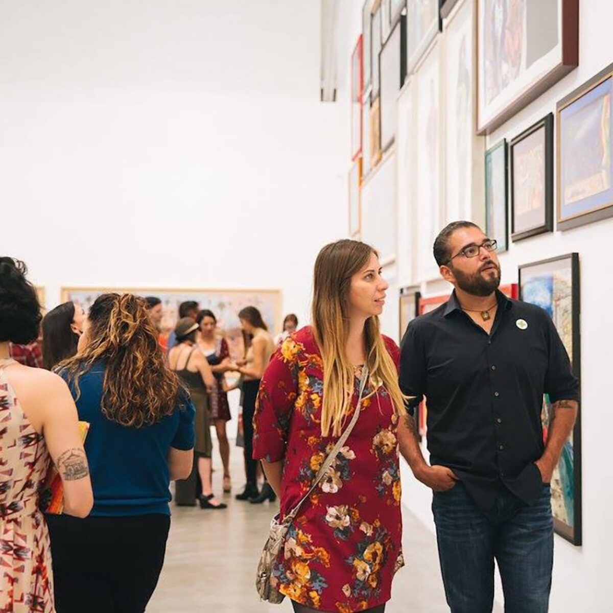 Supporters of MCASD in gallery