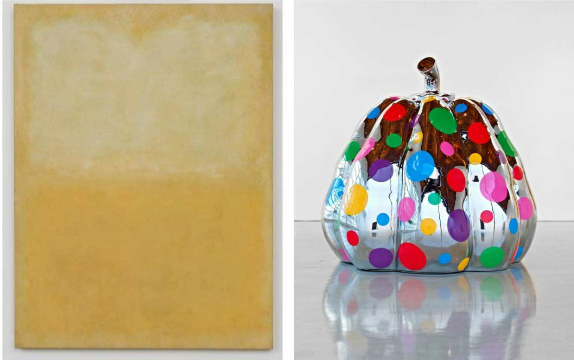 Left: Mark Rothko Right: Yayoi Kusama