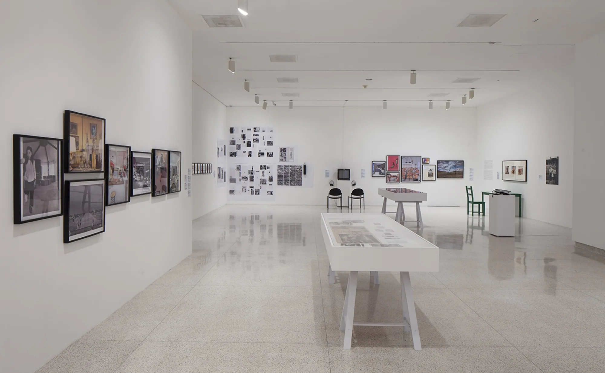 Uses of Photography displayed inside museum.
